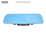 مرآة الرؤية الخلفية للسيارات / سيارة بيانات مسجل DVR مع نظام تحديد المواقع أقحم هيئة التصنيع العسكري