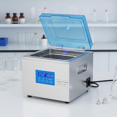 2سعة خزان التنظيف 5 لتر منظف بالموجات فوق الصوتية على الطاولة مع مستوى ضوضاء منخفض مناسب للمختبرات والصناعية